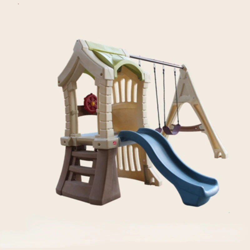 Indoor and Outdoor Multi-functional Game House, Small House, Slide and Swing Combination House
Indoor and Outdoor Multi-functional Game House, Small House, Slide and Swing Combination House
