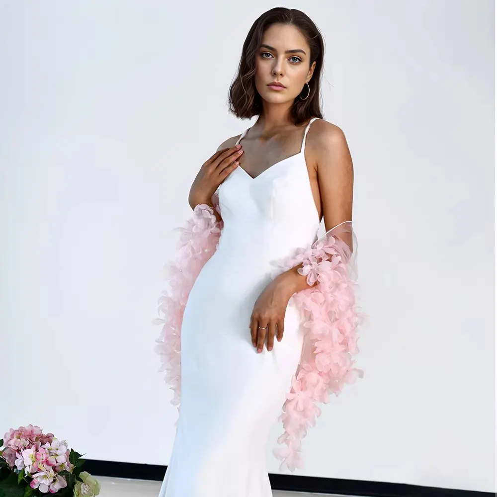 Mingli Tengda Нежный и сладкий белый тюль Древний костюм в сказочном стиле Элегантная фиолетовая персиково-красная трехмерная шаль с цветком
Mingli Tengda Нежный и сладкий белый тюль Древний костюм в сказочном стиле Элегантная фиолетовая персиково-красная трехмерная шаль с цветком