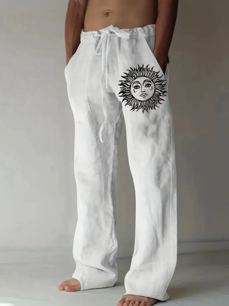 Summer Beach Casual Straight Leg Pants Simple Sunflower 3D Printed Men's Casual Pants Trendy And Fashionable Straight Leg Pant
Summer Beach Casual Straight Leg Pants Simple Sunflower 3D Printed Men's Casual Pants Trendy And Fashionable Straight Leg Pant