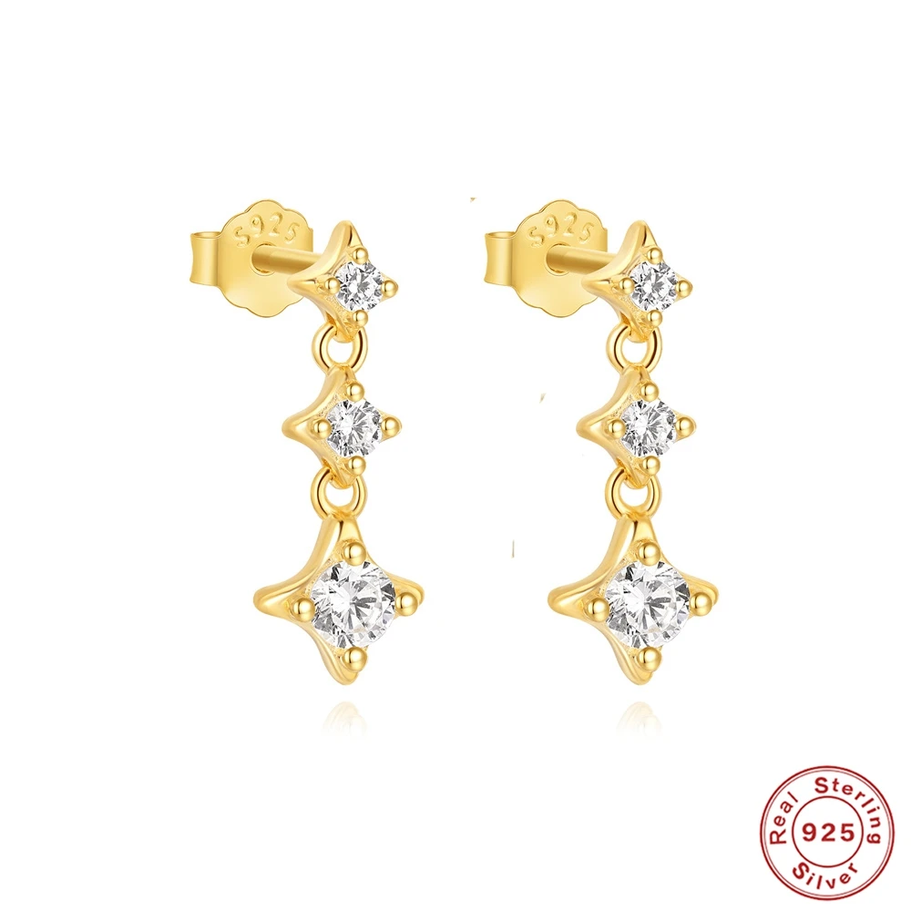 AIDE 925 Sterling Silver Shiny Clear Zircon Pendant Dangle Earrings for Women Korean Stud Earring Valentine's Day Fine Jewelry
AIDE 925 Sterling Silver Shiny Clear Zircon Pendant Dangle Earrings for Women Korean Stud Earring Valentine's Day Fine Jewelry