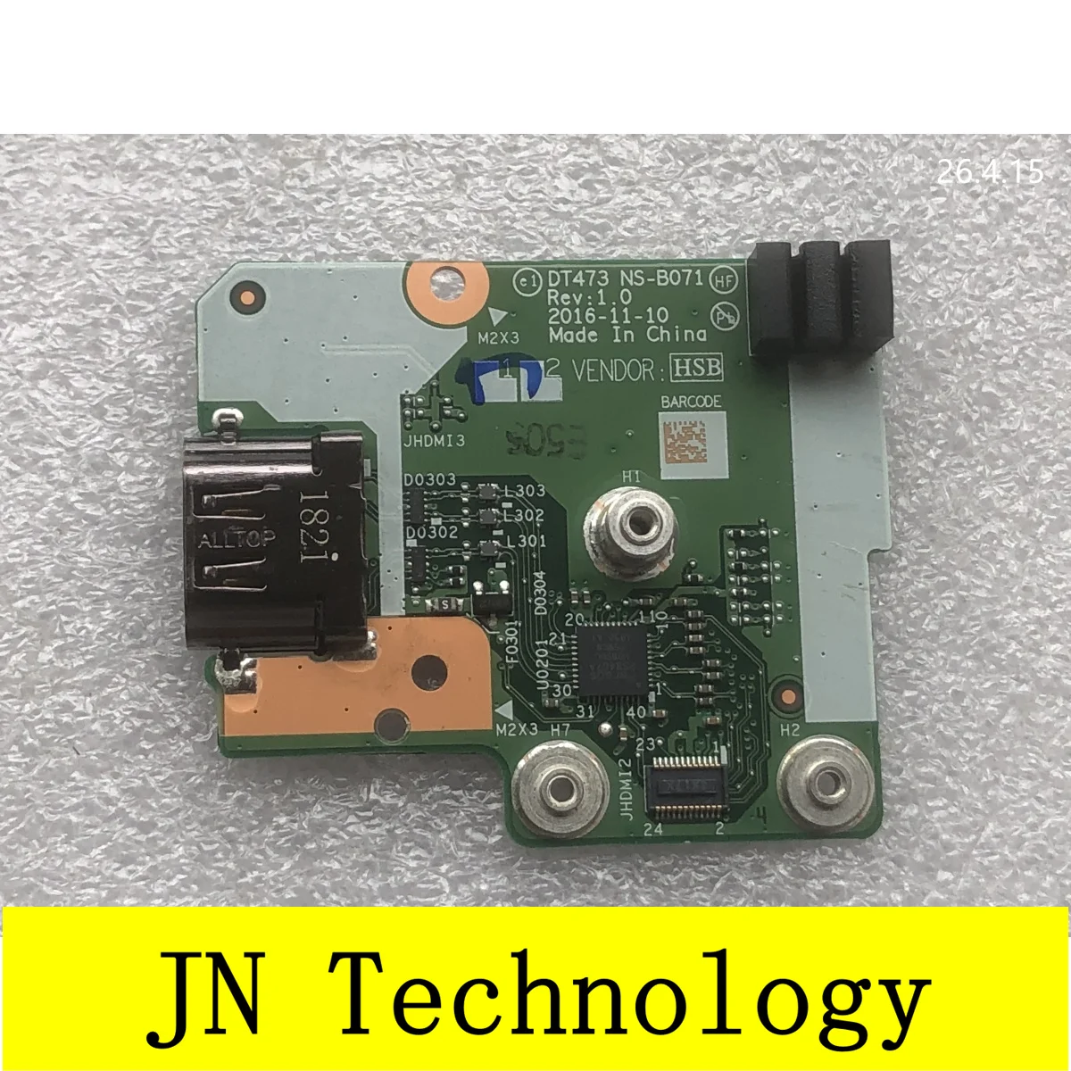 Новая оригинальная плата HDMI для ноутбука Lenovo ThinkPad T470p 01HW931
Новая оригинальная плата HDMI для ноутбука Lenovo ThinkPad T470p 01HW931