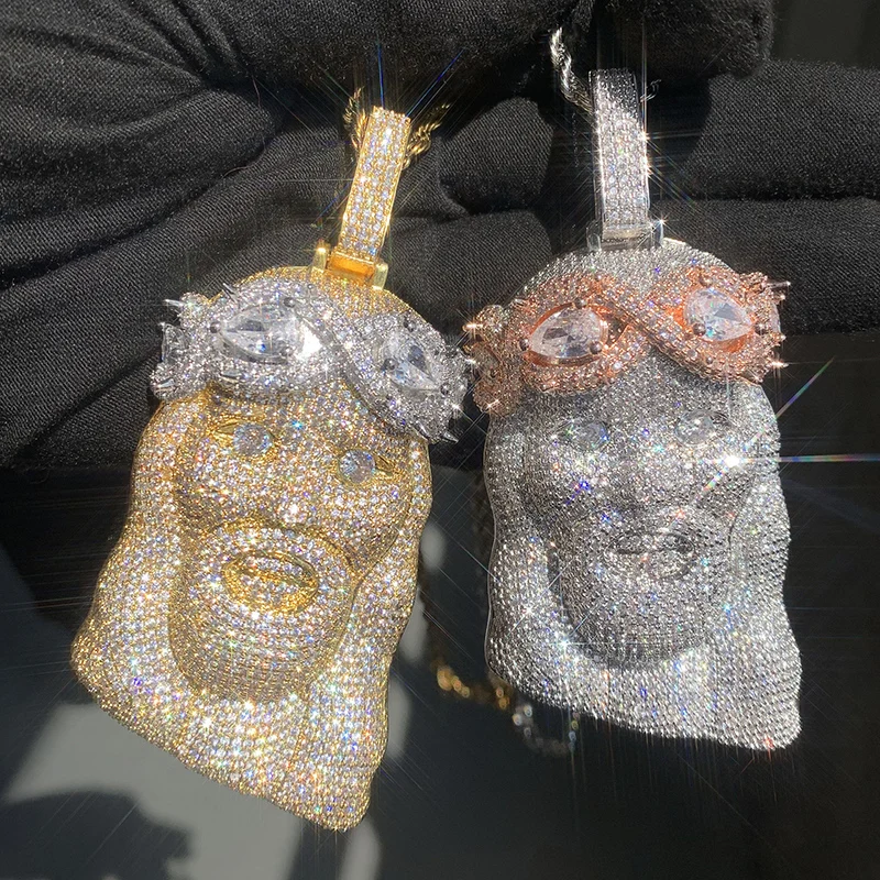 Hip Hop 5A+ Cubic Zirconic Paved Bling Iced Out JESUS PIECE Pendants Necklace Men Rapper Jewelry Rose Gold Silver Color
Hip Hop 5A+ Cubic Zirconic Paved Bling Iced Out JESUS PIECE Pendants Necklace Men Rapper Jewelry Rose Gold Silver Color