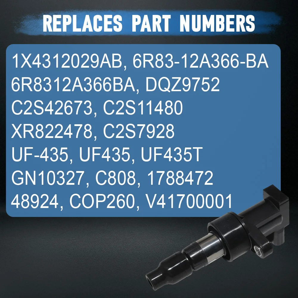 For JAGUAR X-Type 2001-2009 S-Type 2 1999-2007 XF XJ Ignition Coil UF435 XR822478 C2S7928 6R8312A366BA C2S42673 C2S11480
For JAGUAR X-Type 2001-2009 S-Type 2 1999-2007 XF XJ Ignition Coil UF435 XR822478 C2S7928 6R8312A366BA C2S42673 C2S11480