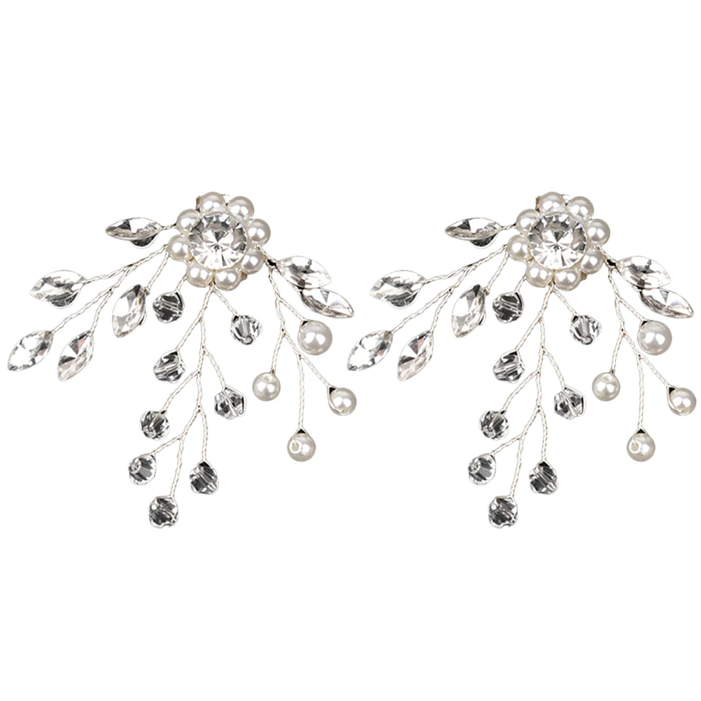 Pearl Rhinestone Shoe Clips for Pumps Heel Silver Wedding Bridal Flower Buckle Decorative Accessories Shoe Jewelry
Pearl Rhinestone Shoe Clips for Pumps Heel Silver Wedding Bridal Flower Buckle Decorative Accessories Shoe Jewelry