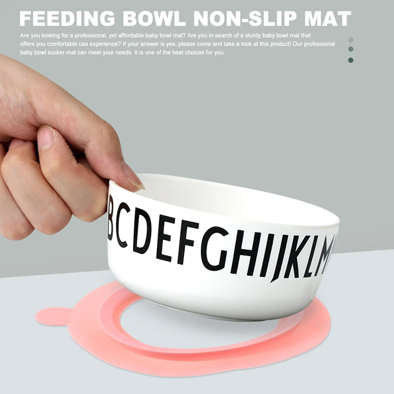 1 шт. Детская силиконовая подставка-коврик для тарелки с сильной присоской, нескользящая, для детской посуды, предотвращающая опрокидывание, силиконовый коврик-подставка
1 шт. Детская силиконовая подставка-коврик для тарелки с сильной присоской, нескользящая, для детской посуды, предотвращающая опрокидывание, силиконовый коврик-подставка