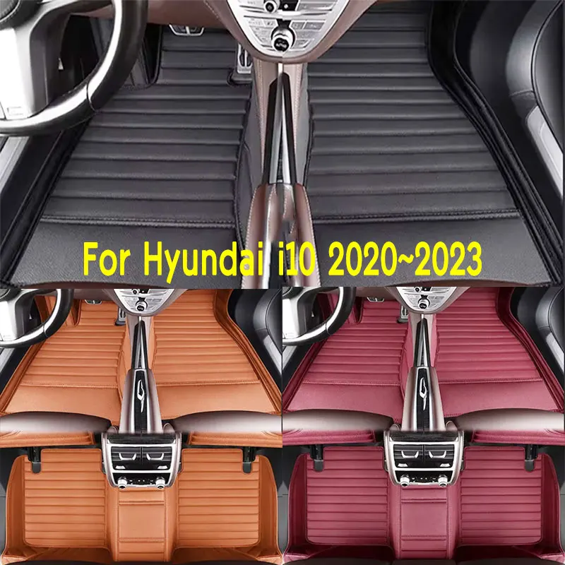 Car Floor Mats Suitable for Hyundai i10 2020~2023 Anti slip and wear-resistant PU leather car interior mat
Car Floor Mats Suitable for Hyundai i10 2020~2023 Anti slip and wear-resistant PU leather car interior mat