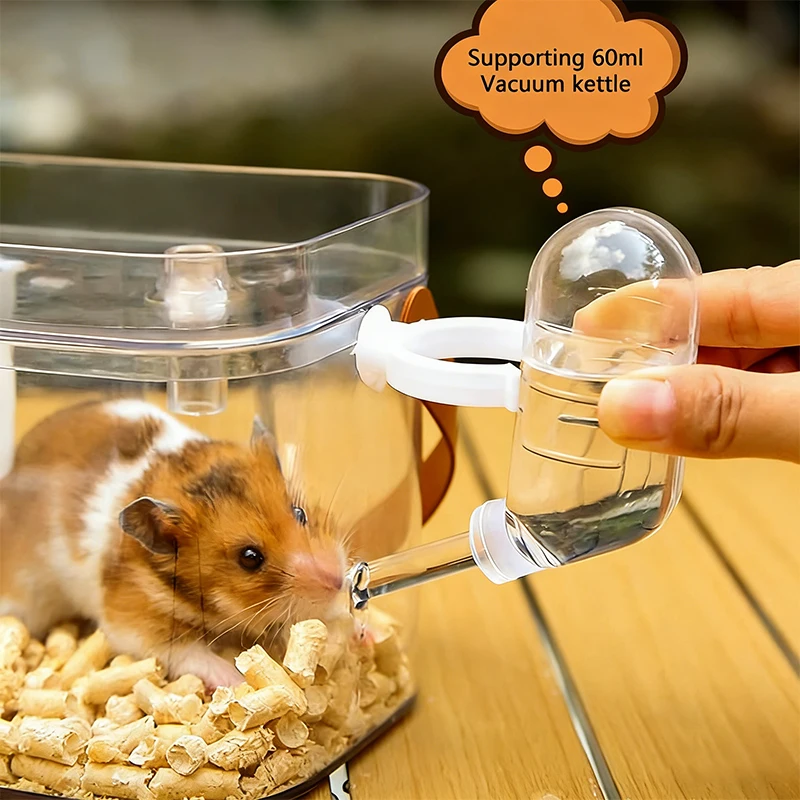 Portable Transparent Small Pet Travel Cage, Breathable Carrier for Syrian Hamster Sugar Glider Rat Outdoor Handbag Pet Supplies
Portable Transparent Small Pet Travel Cage, Breathable Carrier for Syrian Hamster Sugar Glider Rat Outdoor Handbag Pet Supplies