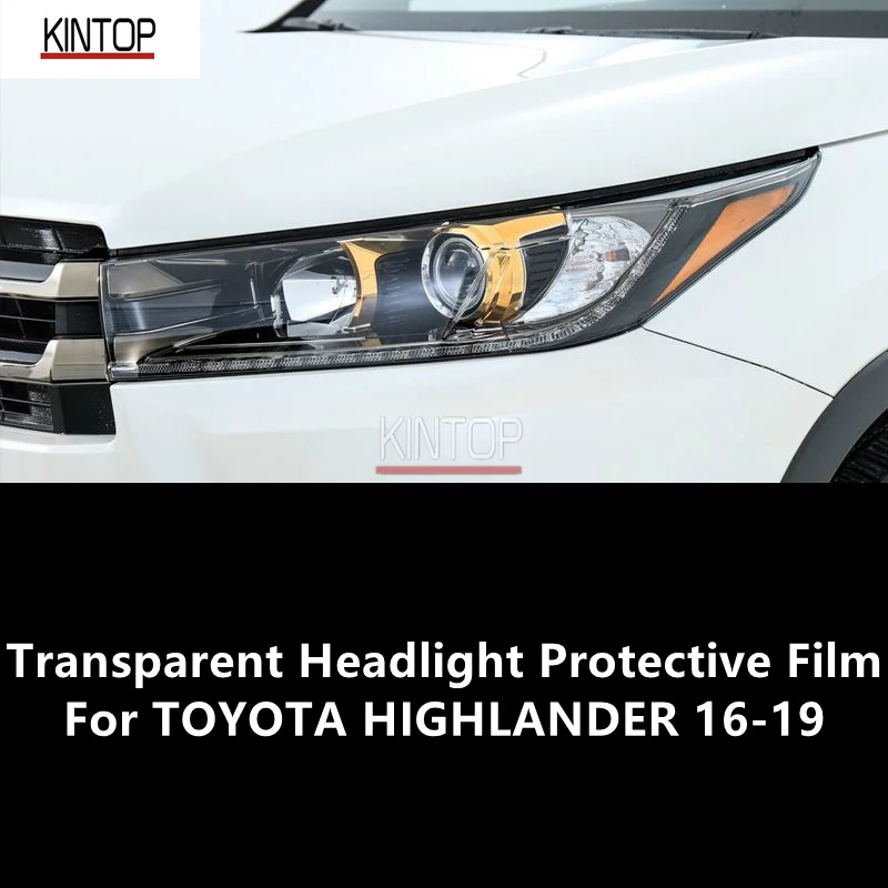 For TOYOTA HIGHLANDER 16-19 TPU Transparent Headlight Protective Film, Headlight Protection,Film Modification
For TOYOTA HIGHLANDER 16-19 TPU Transparent Headlight Protective Film, Headlight Protection,Film Modification