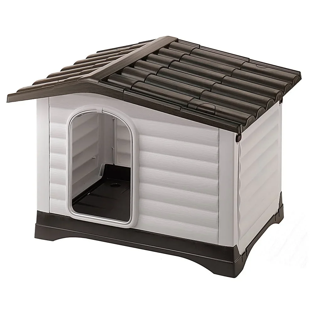 Durable Outdoor Dog House with Fold-Out Porch Waterproof Anti-Shock Plastic Healthy Ventilation Easy Assembly Large Size
Durable Outdoor Dog House with Fold-Out Porch Waterproof Anti-Shock Plastic Healthy Ventilation Easy Assembly Large Size