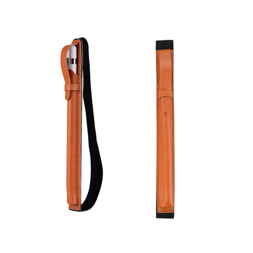 Stylus Pen Cover Pencil Holder Light Brown Premium PU Protective Case Elastic Belt for Daily Travel Storage
Stylus Pen Cover Pencil Holder Light Brown Premium PU Protective Case Elastic Belt for Daily Travel Storage