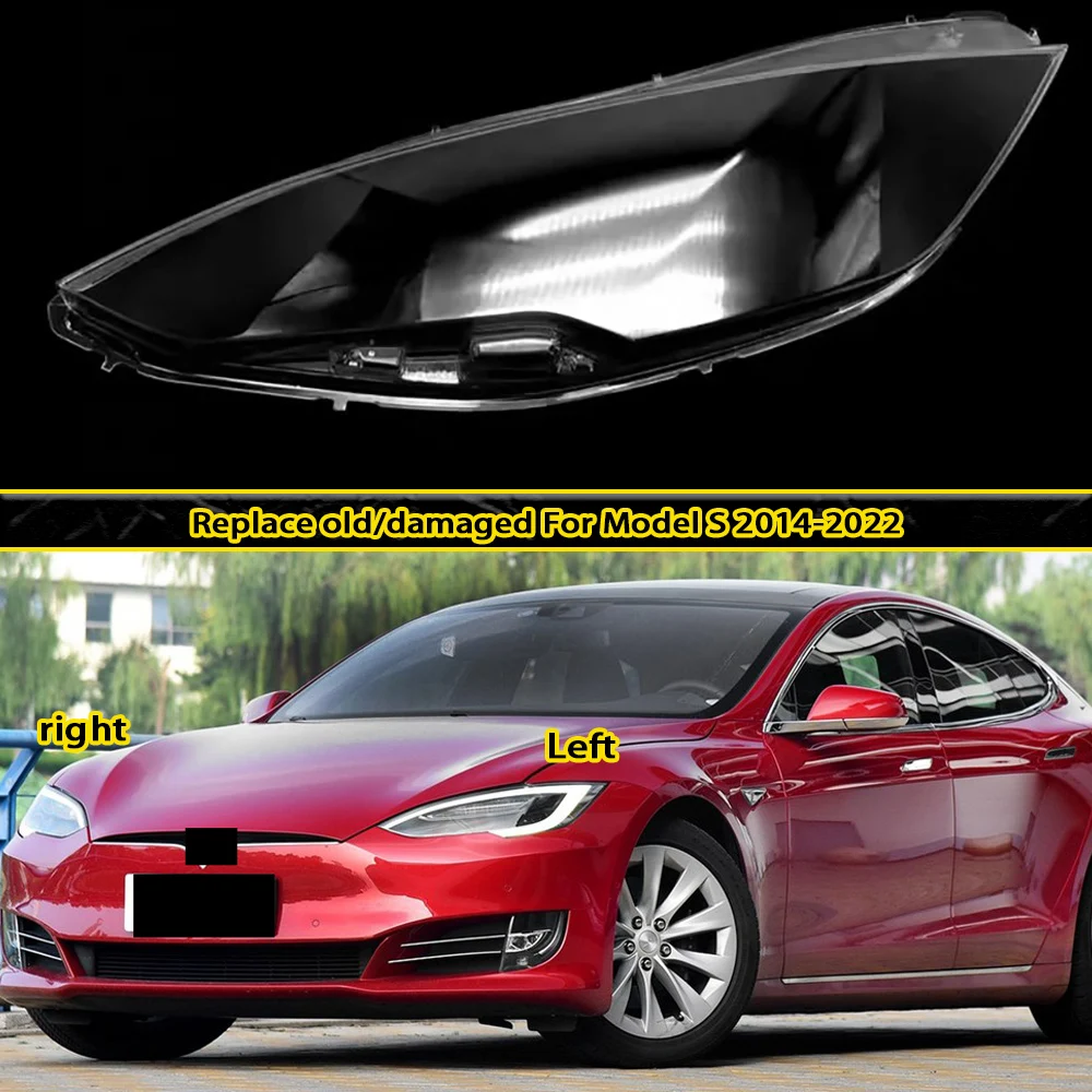 For Model S 2014-2022 Headlamp Cover with Headlight Shell Transparent Lens Plexiglass for Lampshade Replacement
For Model S 2014-2022 Headlamp Cover with Headlight Shell Transparent Lens Plexiglass for Lampshade Replacement