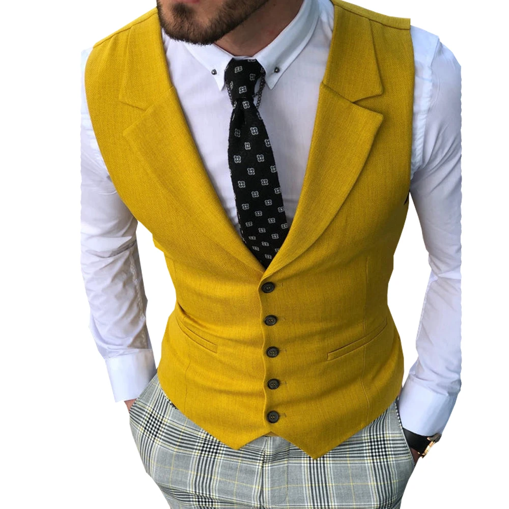 Men's Suits Vest New Arrival Classic Single Breasted Casual Business Formal Suits Waistcoat For Jacket Groomsmen For Wedding
Men's Suits Vest New Arrival Classic Single Breasted Casual Business Formal Suits Waistcoat For Jacket Groomsmen For Wedding