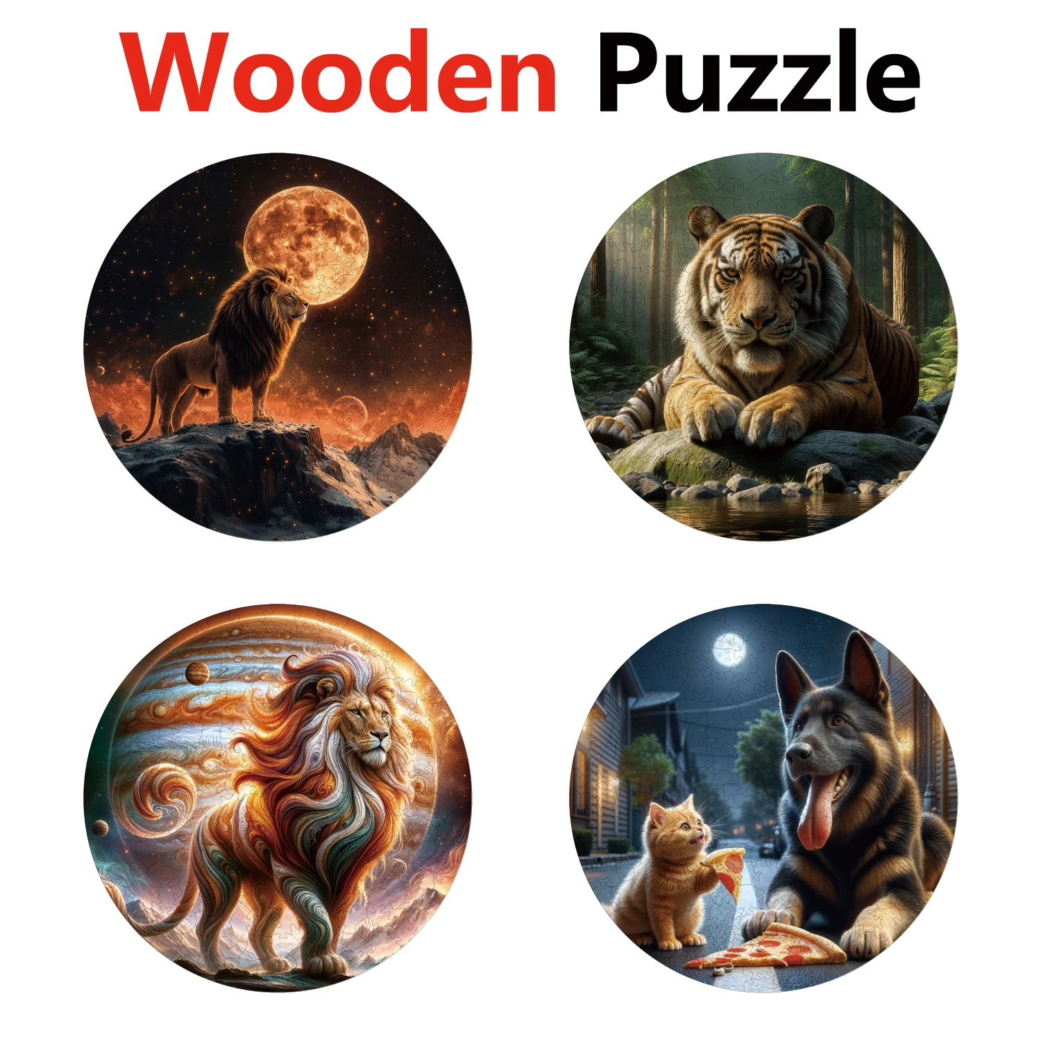 Wolf Tiger Lion Dog Animal Puzzles High Quality Jigsaw Puzzle Wooden Puzzle Best Christmas Gift
Wolf Tiger Lion Dog Animal Puzzles High Quality Jigsaw Puzzle Wooden Puzzle Best Christmas Gift