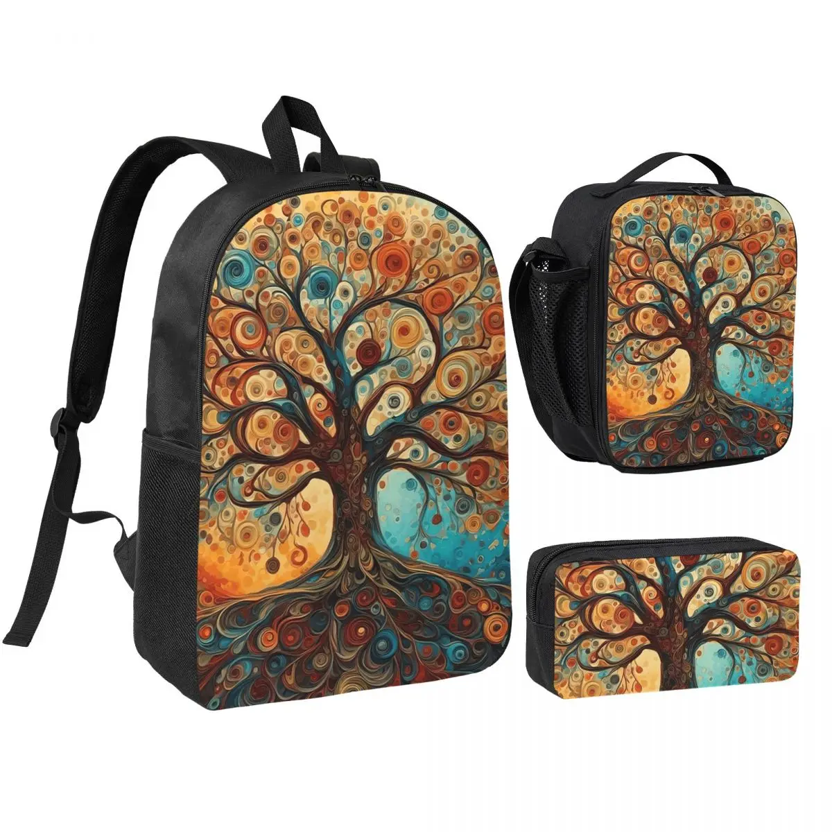 Tree Of Life Backpack Student BookBag School Bag Shoulder Bags 3ps Insulated Lunch Bag Pencil Case
Tree Of Life Backpack Student BookBag School Bag Shoulder Bags 3ps Insulated Lunch Bag Pencil Case