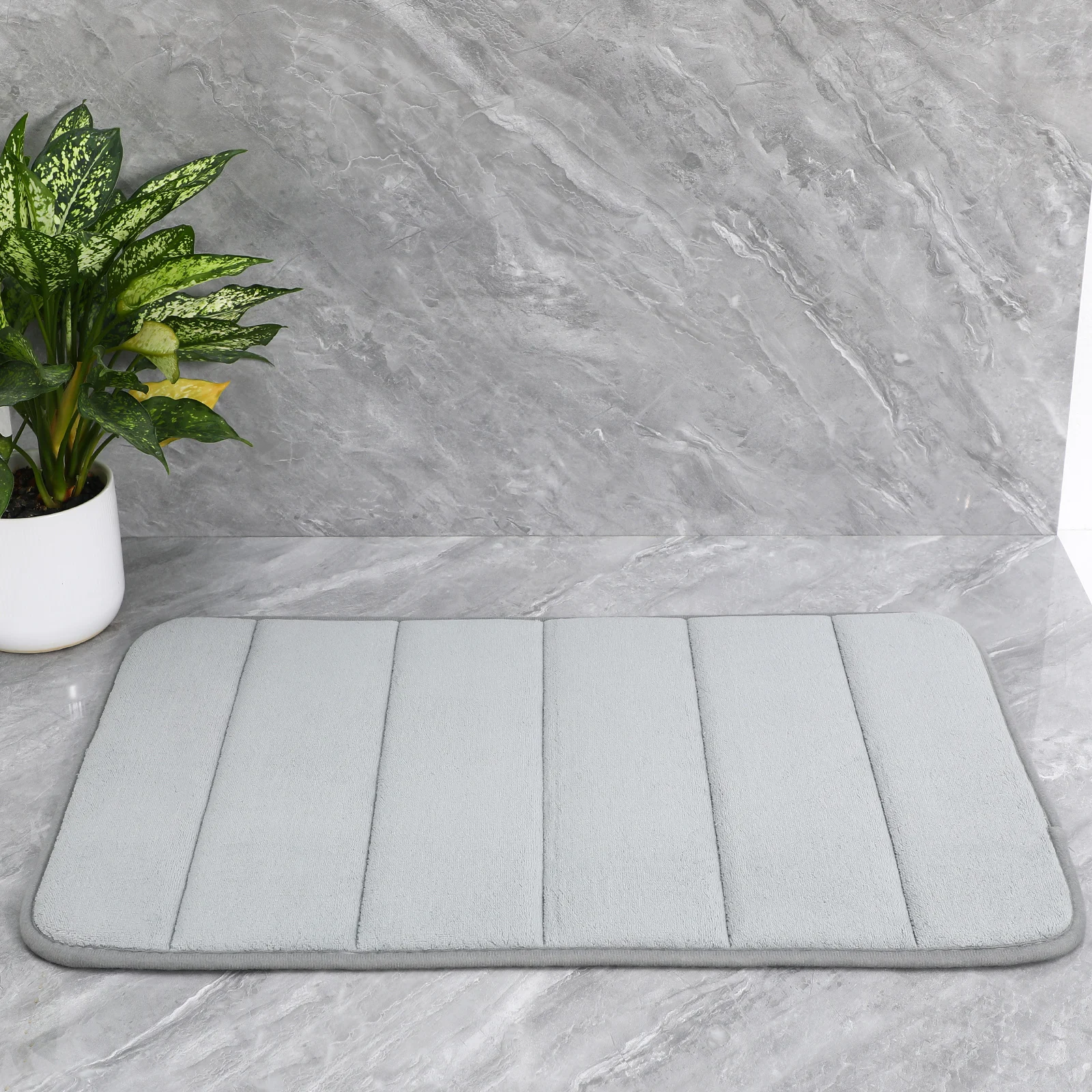 Bath Mats Entry Bathroom Rugs Non Slip Washable Thickened Floor Mat for Tub Kitchen Doorway Grey Slow Rebound Comfort Easy
Bath Mats Entry Bathroom Rugs Non Slip Washable Thickened Floor Mat for Tub Kitchen Doorway Grey Slow Rebound Comfort Easy