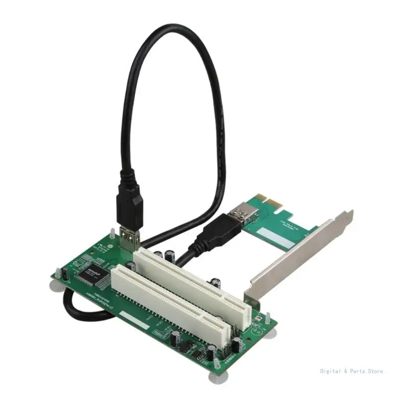 M17F PCIe to Double Pci Slot Expansion Card USB Adapter PCIE to PCI Adapter Card
M17F PCIe to Double Pci Slot Expansion Card USB Adapter PCIE to PCI Adapter Card