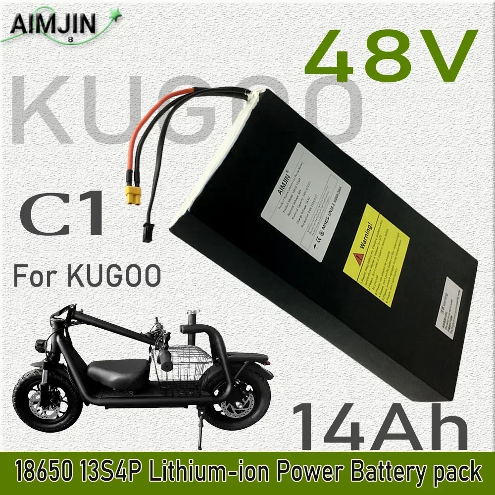 New For Kugoo C1 high-power battery 13S4P 48V 14AH high-power Electric Bicycle/Bicycle/672Wh New Li-ion battery pack
New For Kugoo C1 high-power battery 13S4P 48V 14AH high-power Electric Bicycle/Bicycle/672Wh New Li-ion battery pack
