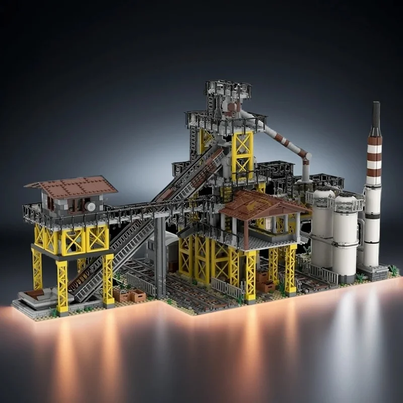 NEW 2902PCS MOC Railway Train Blast Furnace Model Custom Building Blocks Architecture DIY Assembly Display Gift Collectible Set
NEW 2902PCS MOC Railway Train Blast Furnace Model Custom Building Blocks Architecture DIY Assembly Display Gift Collectible Set