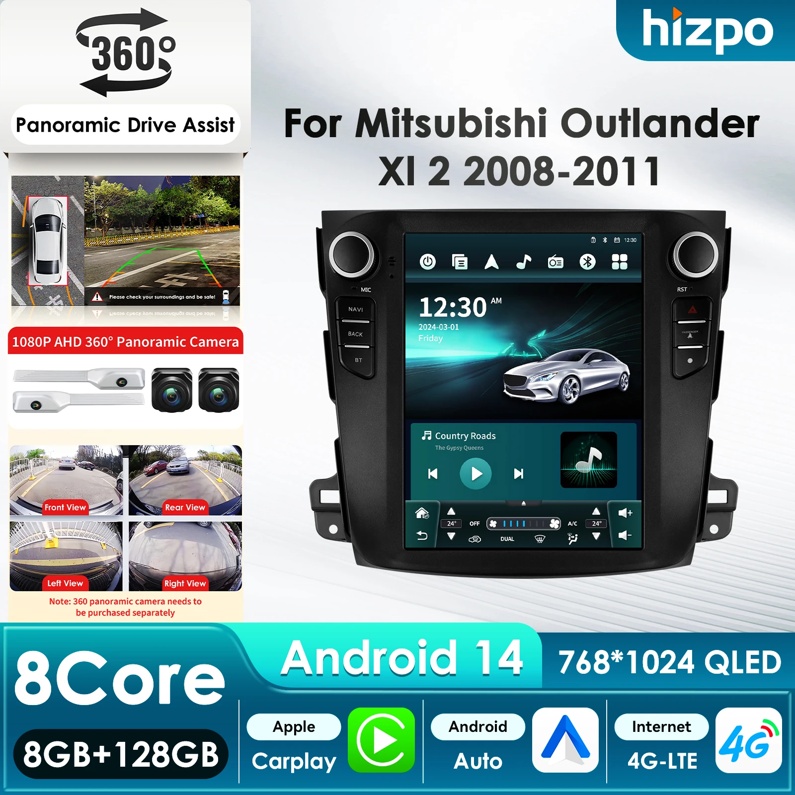 9.7'' 7862 Systems 8Core 360 ° Автомагнитола с камерой, CarPlay и Android Auto для Mitsubishi Outlander XL II 2008-2013, GPS-мультимедиа-стереосистема
9.7'' 7862 Systems 8Core 360 ° Автомагнитола с камерой, CarPlay и Android Auto для Mitsubishi Outlander XL II 2008-2013, GPS-мультимедиа-стереосистема