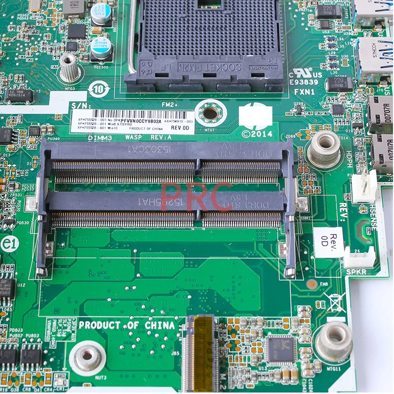 100% Test Well For HP EliteDesk 705 G1 Desktop host Laptop Motherboard WASP AMD 755528-601 754910-003 Notebook Mainboard DDR4
100% Test Well For HP EliteDesk 705 G1 Desktop host Laptop Motherboard WASP AMD 755528-601 754910-003 Notebook Mainboard DDR4