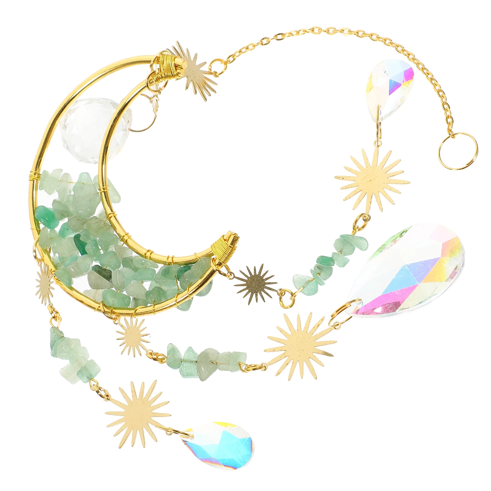 Moon Hourglass Pendant Decorative Hanging Ornament Suncatcher Component Creative Window Decorations Metal Strips
Moon Hourglass Pendant Decorative Hanging Ornament Suncatcher Component Creative Window Decorations Metal Strips