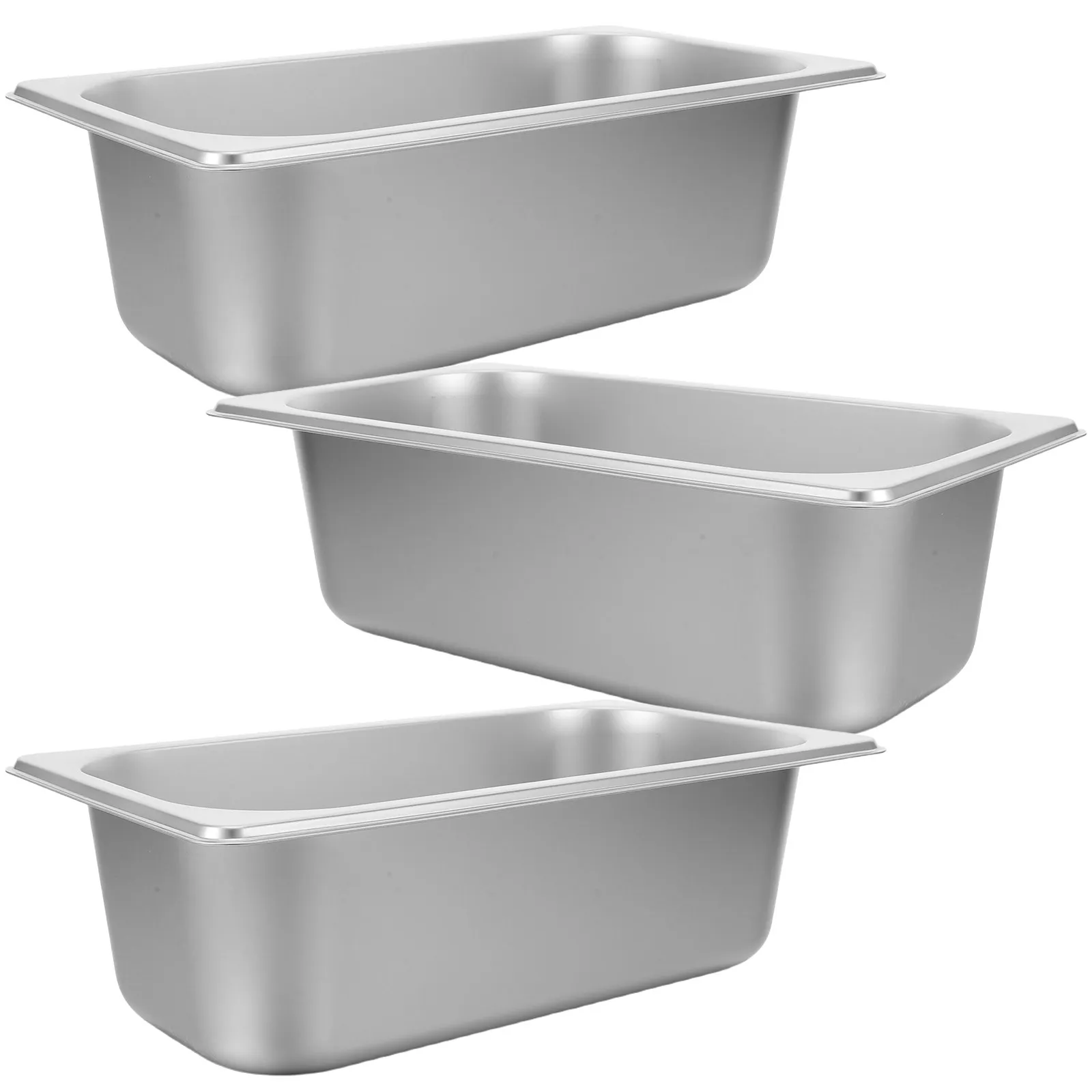 3 Pcs Steam Pan Commercial Metal Food Catering Tray Chafing Pans for Buffet Restaurant Hotel 4 Inch Depth Storage Buffets
3 Pcs Steam Pan Commercial Metal Food Catering Tray Chafing Pans for Buffet Restaurant Hotel 4 Inch Depth Storage Buffets