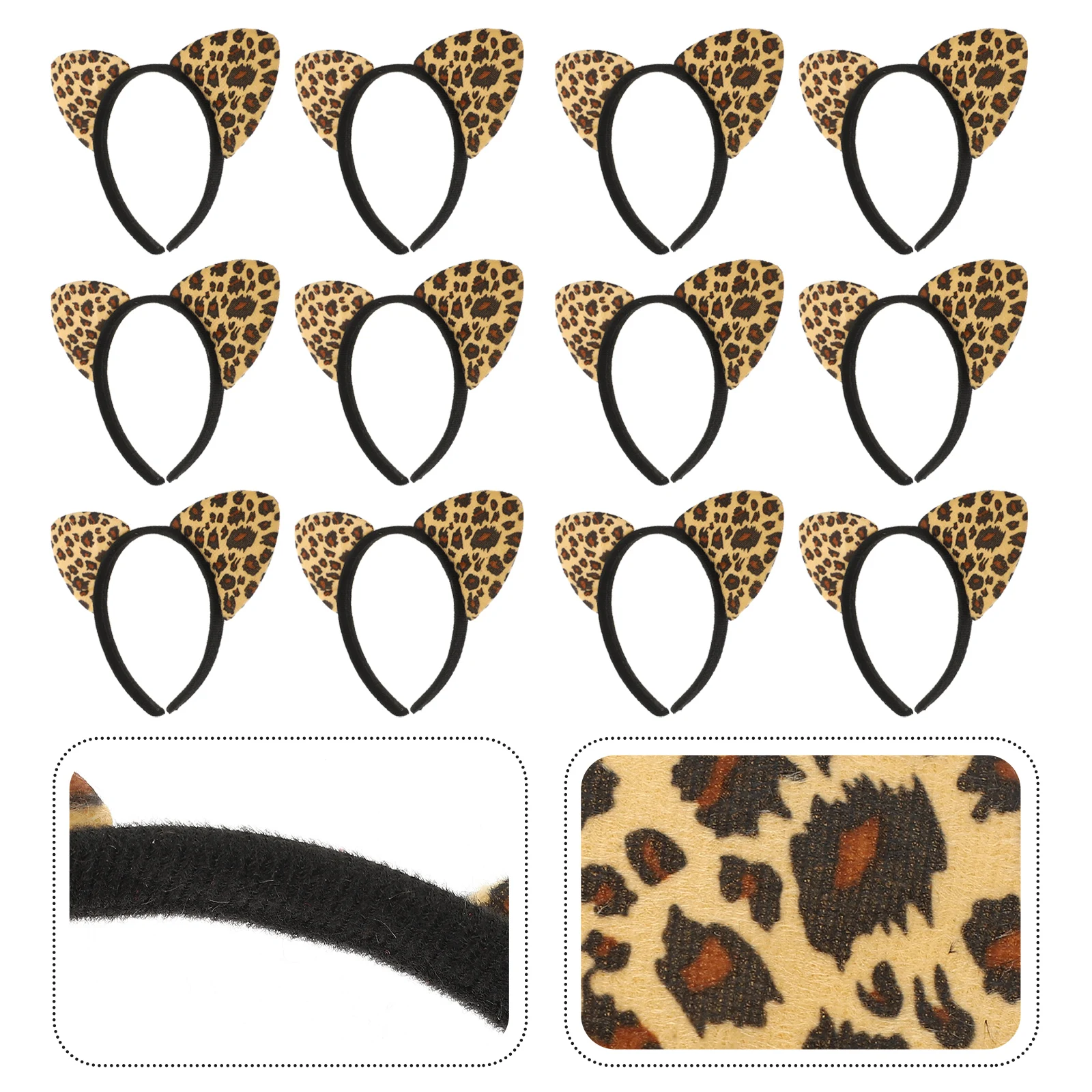 14 Pcs Leopard Print Cat Ear Headbands Hair Accessories Kids Girls Cartoon Decorative Earrings Fashionable Cosplay Props
14 Pcs Leopard Print Cat Ear Headbands Hair Accessories Kids Girls Cartoon Decorative Earrings Fashionable Cosplay Props