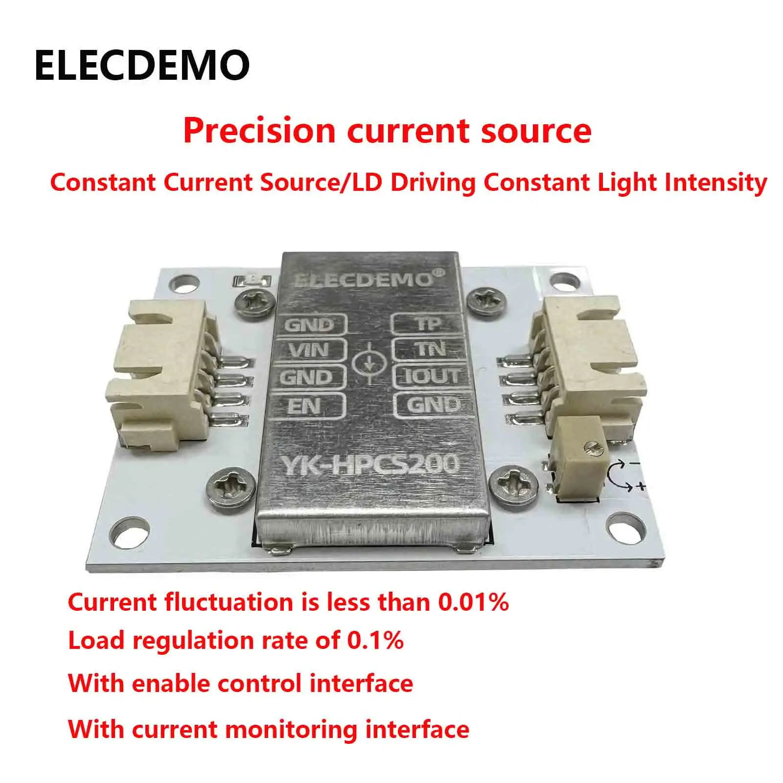 Precision constant current source module, adjustable current source, high-precision low-temperature drift laser power supply, LD
Precision constant current source module, adjustable current source, high-precision low-temperature drift laser power supply, LD