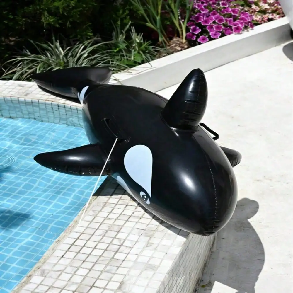 1pc Black Whale Inflatable Pool Float, Quick Inflation Strong Load-Bearing Swimming Pool Lounge Chair, Suitable For Summer Beach Party, Water Fun And More Scenarios, Thick PVC Adult Water Toy Float, A Practical And Fun Water Toy Float., Pool Inflatable, B
1pc Black Whale Inflatable Pool Float, Quick Inflation Strong Load-Bearing Swimming Pool Lounge Chair, Suitable For Summer Beach Party, Water Fun And More Scenarios, Thick PVC Adult Water Toy Float, A Practical And Fun Water Toy Float., Pool Inflatable, B