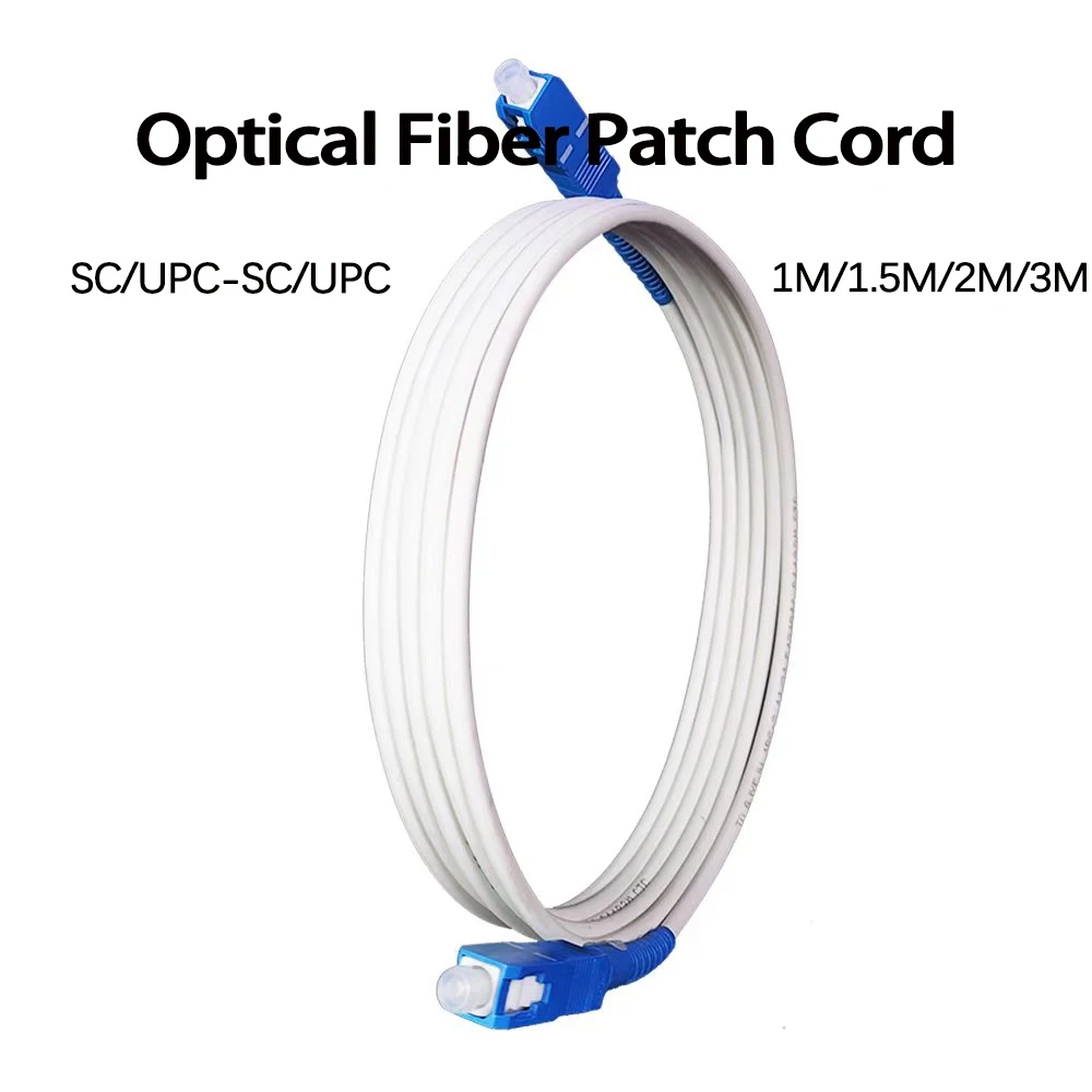 SC/UPC к SC/UPC одномодовый оптоволоконный патч-корд, соединительный кабель диаметром 3,0 мм, 1 м/1,5 м/2 м/3 м FTTH Simplex
SC/UPC к SC/UPC одномодовый оптоволоконный патч-корд, соединительный кабель диаметром 3,0 мм, 1 м/1,5 м/2 м/3 м FTTH Simplex