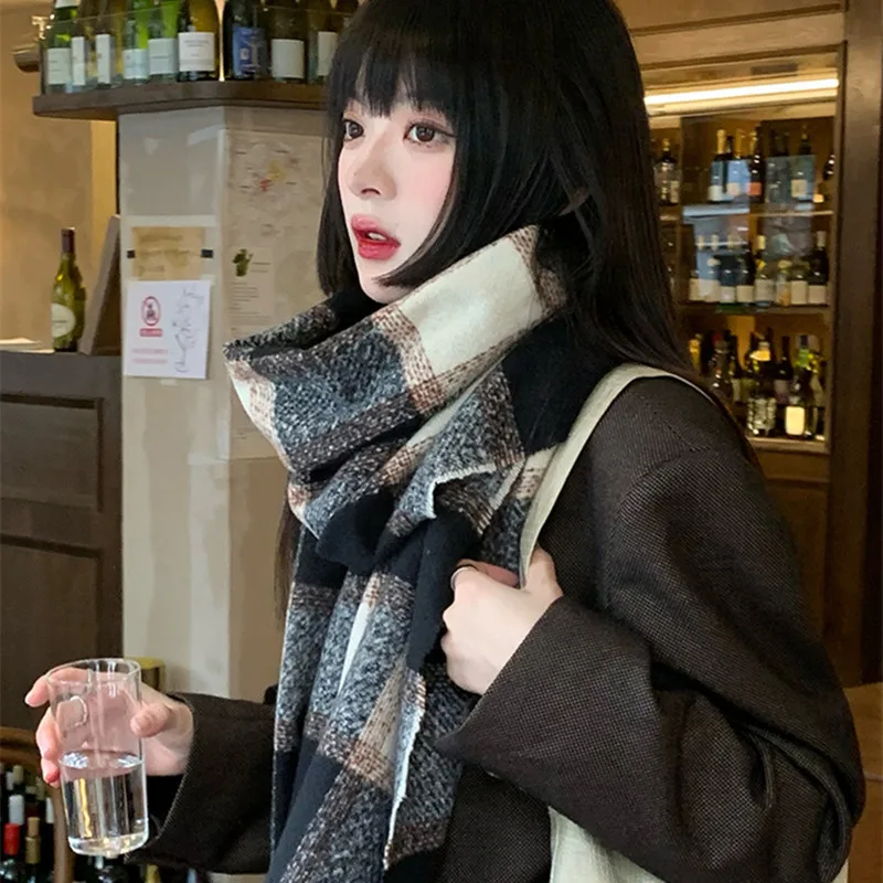 Thick Warm Winter Scarf Design Print Women Cashmere Pashmina Shawl Lady Wrap Tassel Scarves Knitted womens Foulard Blanket N22
Thick Warm Winter Scarf Design Print Women Cashmere Pashmina Shawl Lady Wrap Tassel Scarves Knitted womens Foulard Blanket N22