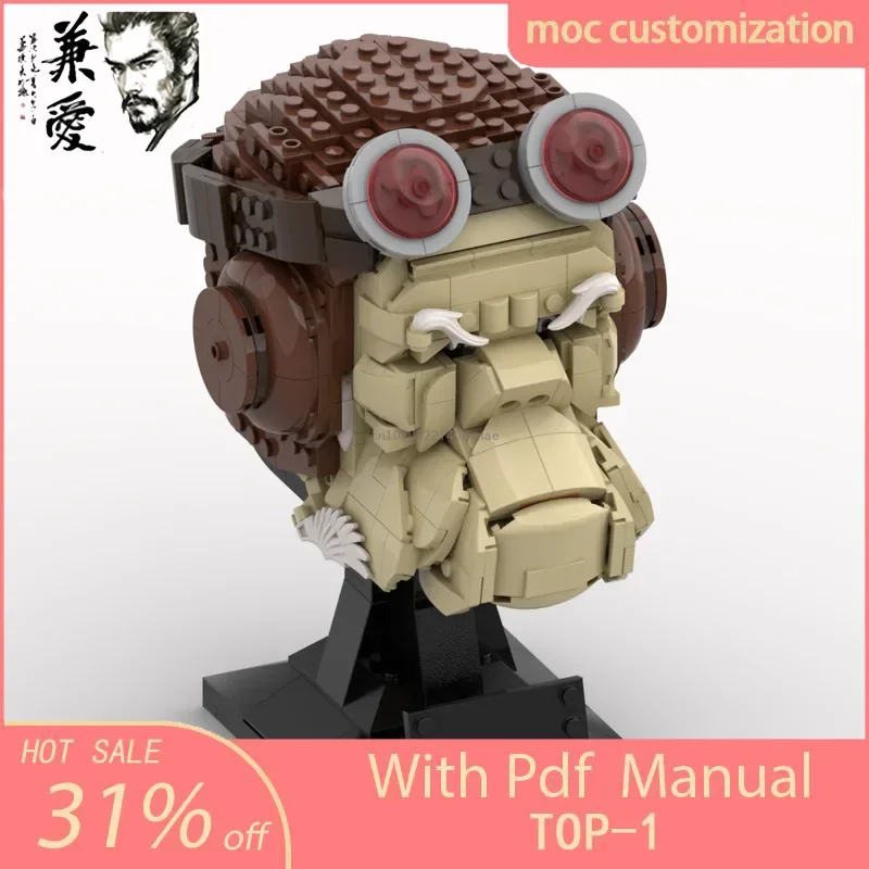 Moc 723 шт., звездная битва, мандалорец, Kuiil, шлемы, модель, строительные блоки, кирпичи, образовательная сборка, игрушки для детей, подарки
Moc 723 шт., звездная битва, мандалорец, Kuiil, шлемы, модель, строительные блоки, кирпичи, образовательная сборка, игрушки для детей, подарки