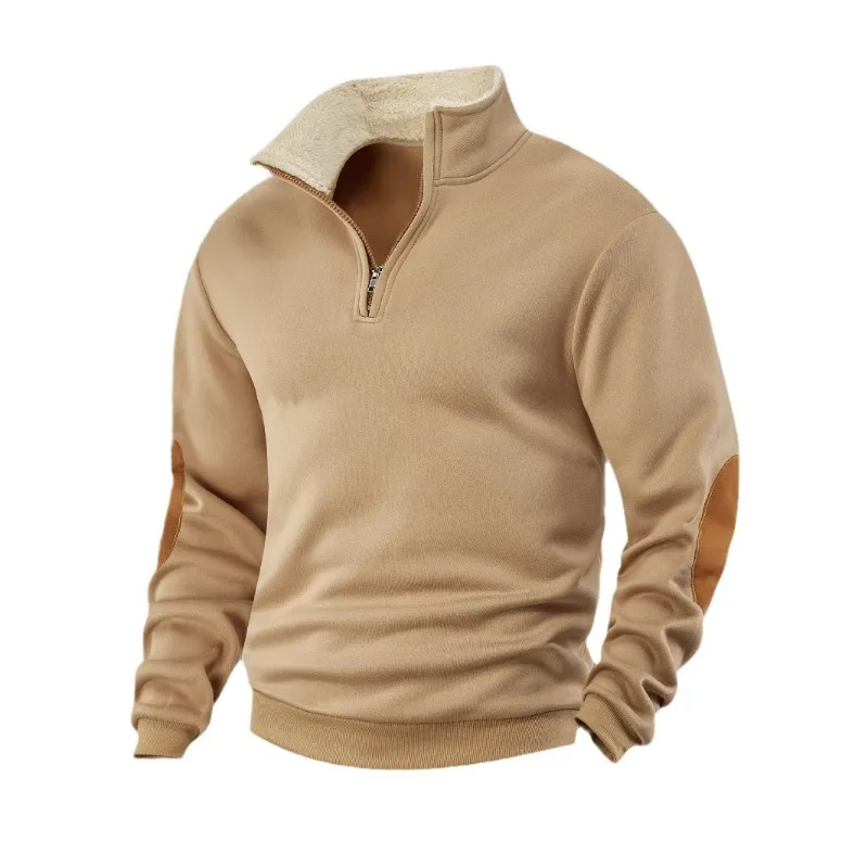 New Casual Fashion Sweater Vintage Splicing Embroidered Half-Open Men's Long Sleeve Sweater
New Casual Fashion Sweater Vintage Splicing Embroidered Half-Open Men's Long Sleeve Sweater