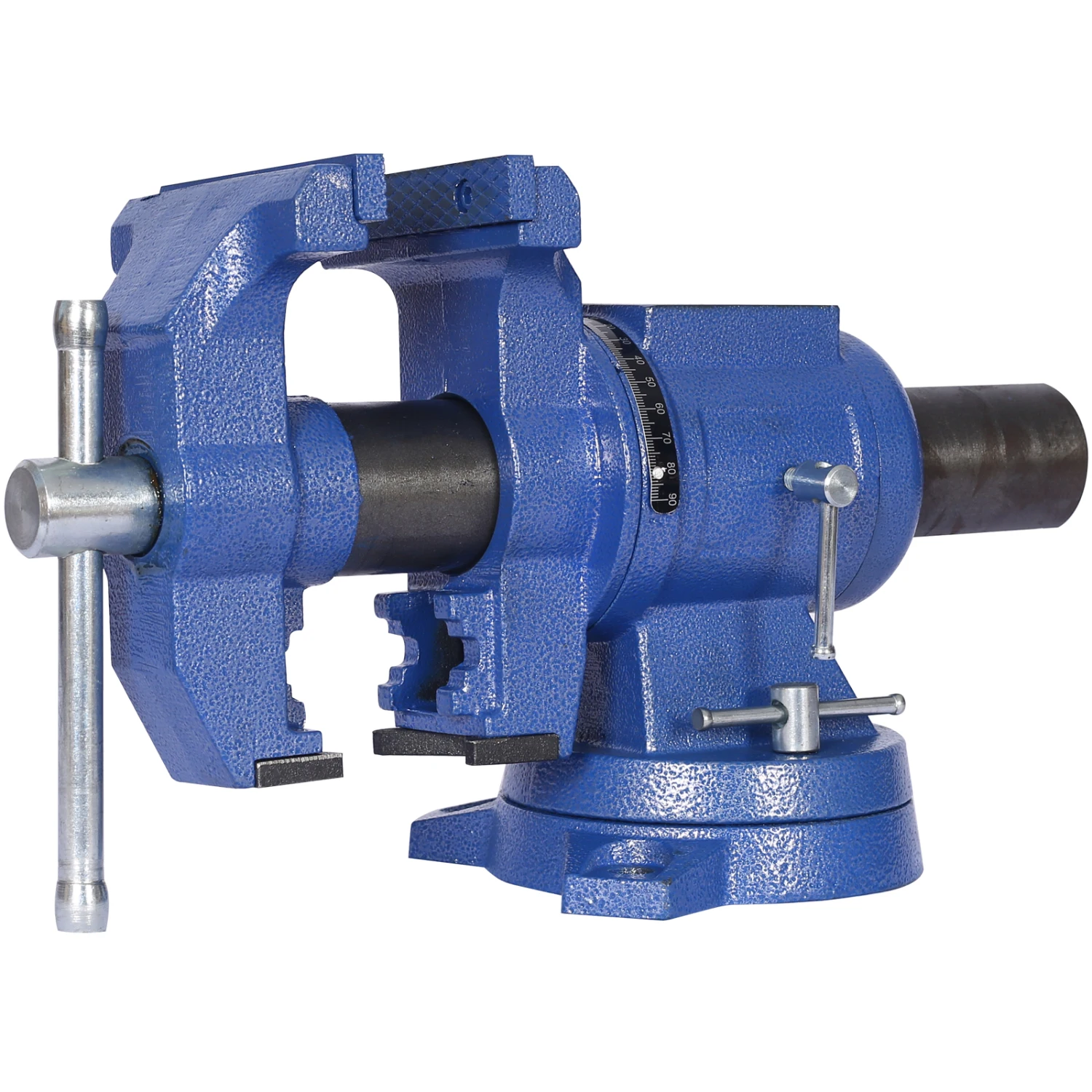 5" Multi-jaw Rotating Bench Vise ,Multipurpose Vise Bench,360-Degree Rotation Clamp on Vise with Swivel Base and Head ,5inch blu
5" Multi-jaw Rotating Bench Vise ,Multipurpose Vise Bench,360-Degree Rotation Clamp on Vise with Swivel Base and Head ,5inch blu
