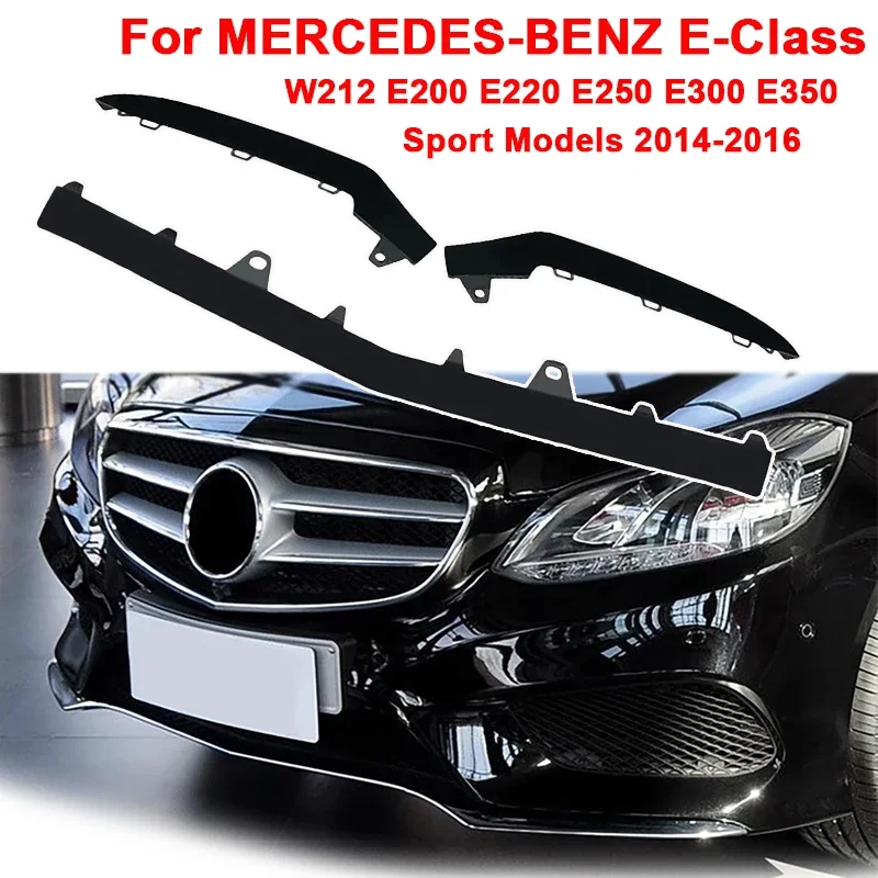 3Pcs/set Car Front Bumper Lower Lid Trim Kit Fit for MERCEDES-BENZ E-Class W212 E200 E220 E250 E300 E350 Sport Models 2014-2016
3Pcs/set Car Front Bumper Lower Lid Trim Kit Fit for MERCEDES-BENZ E-Class W212 E200 E220 E250 E300 E350 Sport Models 2014-2016