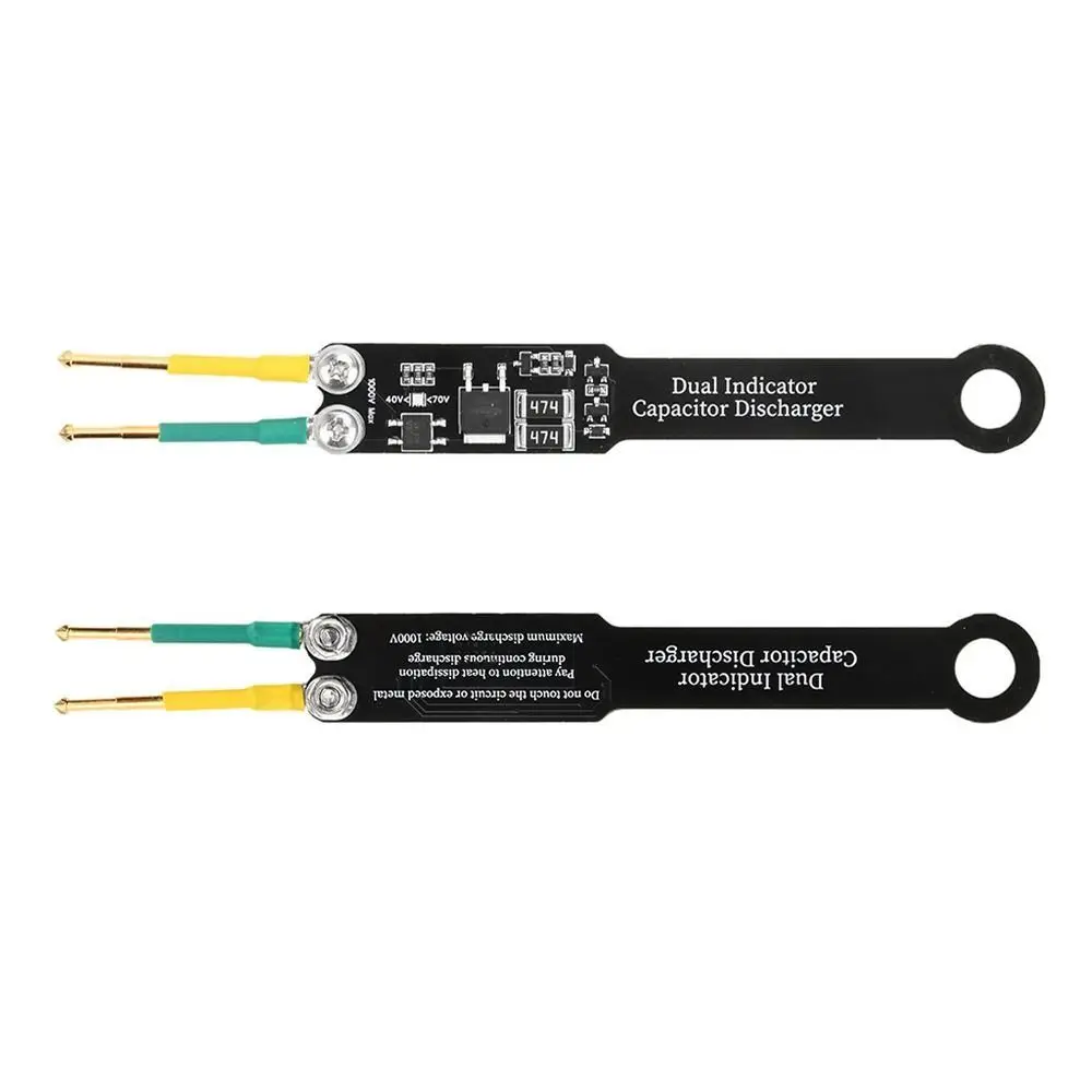 AC/DC Capacitor Discharge Pen Probe Adjustable with Dual LED Discharge Maintenance Tool Constant Temperature Discharge
AC/DC Capacitor Discharge Pen Probe Adjustable with Dual LED Discharge Maintenance Tool Constant Temperature Discharge