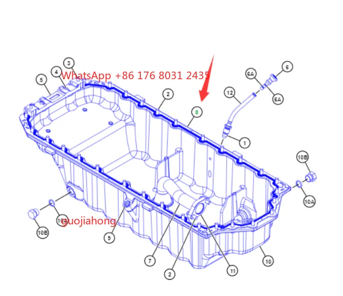 950GC Oil Pan Gasket 351-4749/3514749 
950GC Oil Pan Gasket 351-4749/3514749