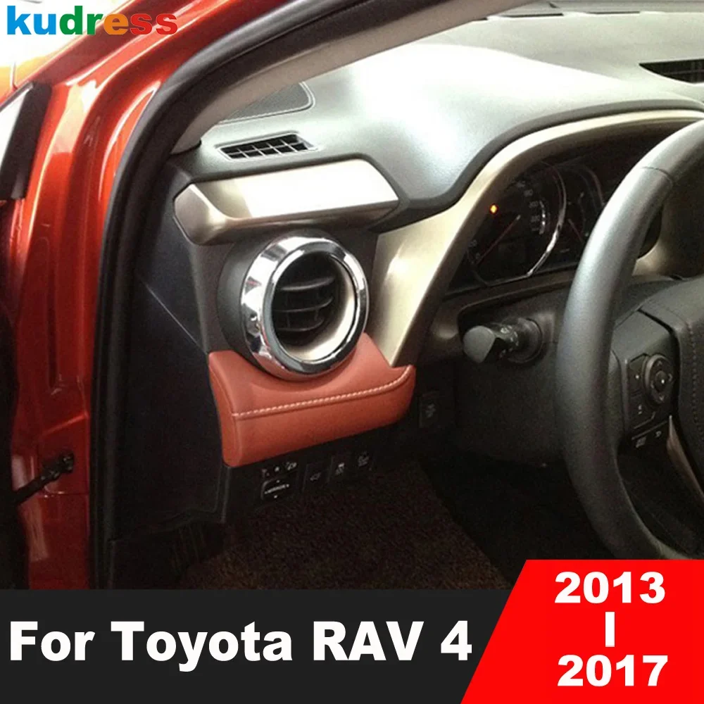 Car Air Condition Vent Outlet Cover Trim For Toyota RAV4 RAV 4 2013-2016 2017 Chrome Inner Door Handle Bowl Trims Accessories
Car Air Condition Vent Outlet Cover Trim For Toyota RAV4 RAV 4 2013-2016 2017 Chrome Inner Door Handle Bowl Trims Accessories