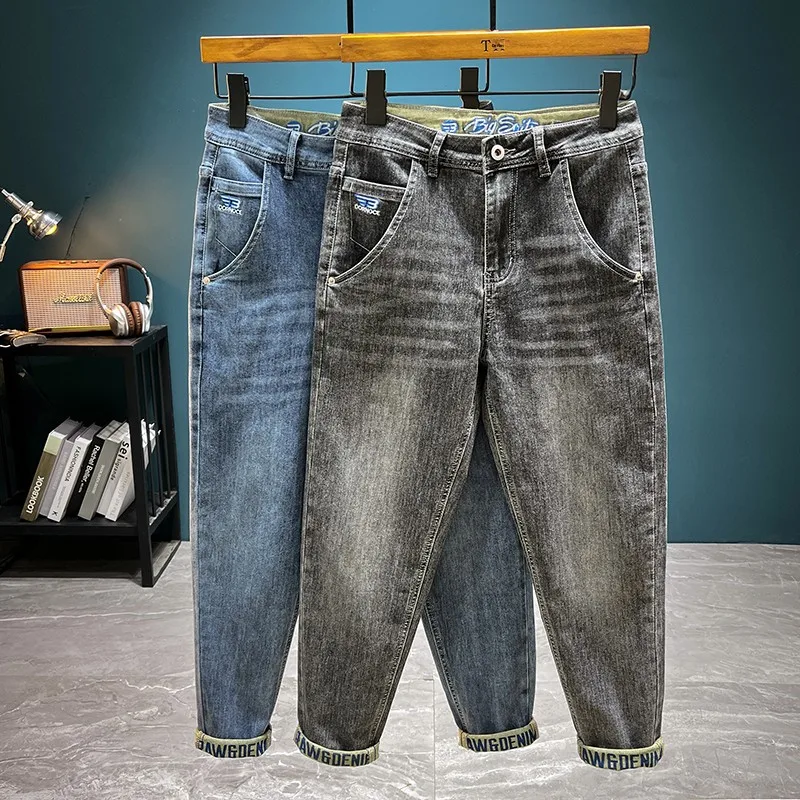 Men's Straight Leg Jeans Faionable Slim Fit Casual Nine-Piece High Waist Denim Pants Youthful Sle Cotton Polyester Blend
Men's Straight Leg Jeans Faionable Slim Fit Casual Nine-Piece High Waist Denim Pants Youthful Sle Cotton Polyester Blend