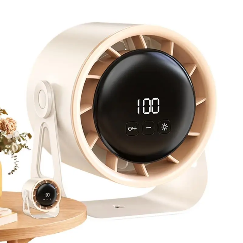 High Speed Clip On Fan 100 Speeds Small Desk Fan 6-inch Digital Screen 4000mAh Turbine Air Maker Device For Travel
High Speed Clip On Fan 100 Speeds Small Desk Fan 6-inch Digital Screen 4000mAh Turbine Air Maker Device For Travel
