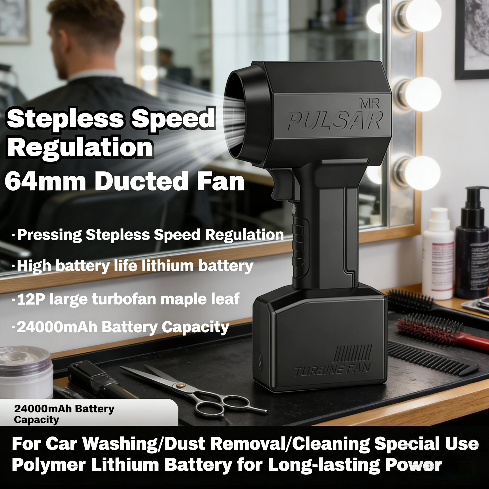 Turbo Jet Fan Car Wash Air Gun 64mm Electric POWERFUL BLOWERS Handheld violent fan Snow Removal Air Dryer Duct Fan
Turbo Jet Fan Car Wash Air Gun 64mm Electric POWERFUL BLOWERS Handheld violent fan Snow Removal Air Dryer Duct Fan