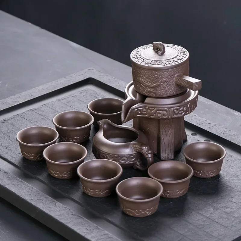 Purple Clay Stone Grinding Semi-automatic Tea Set Creative Kung Fu Tea Hot Sales of Tea Set.Creative
Purple Clay Stone Grinding Semi-automatic Tea Set Creative Kung Fu Tea Hot Sales of Tea Set.Creative