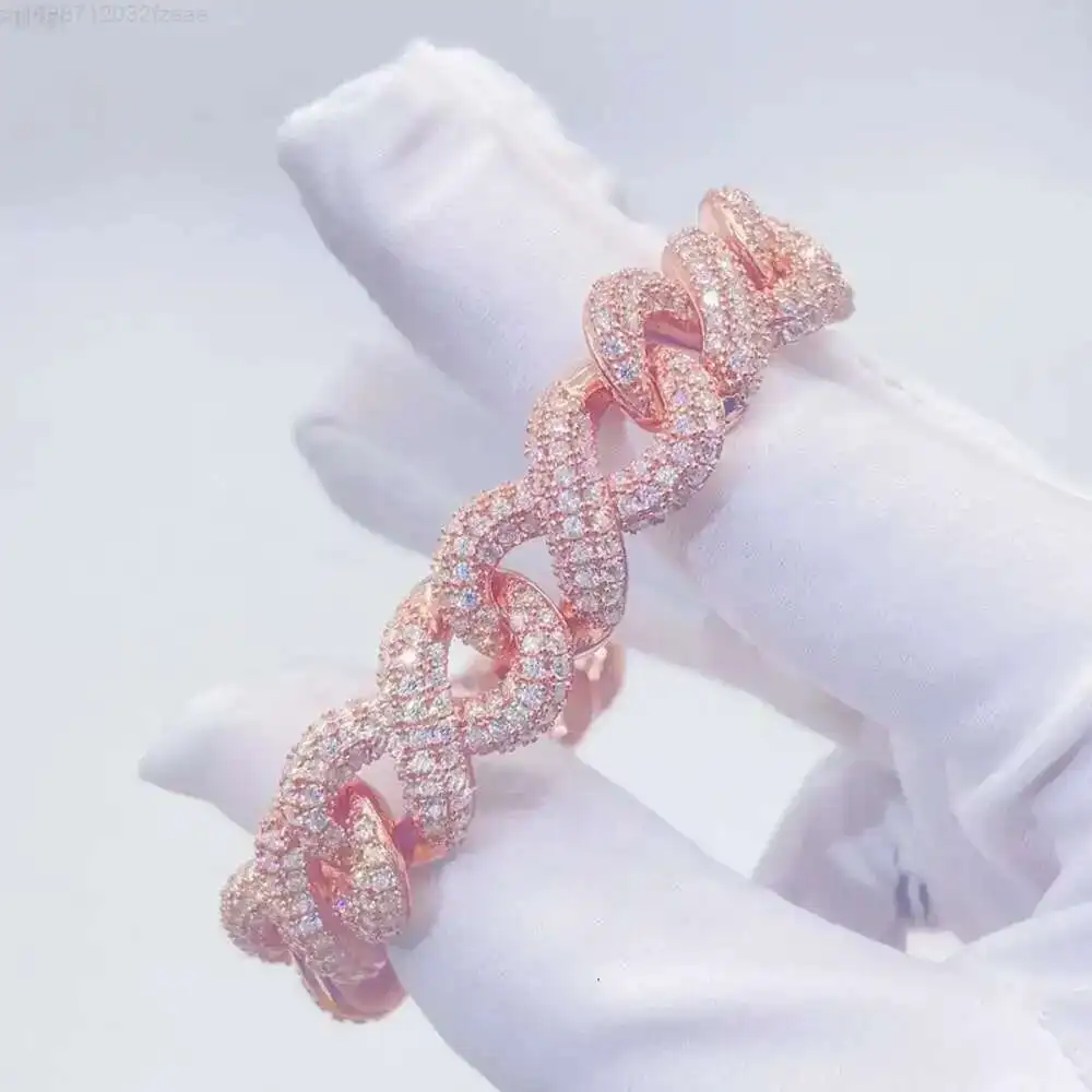 Ready to Ship Iced Out Infinity Style Vvs Moissanite Cuban Link Hip Hop Jewelry Cuban Bracelet
Ready to Ship Iced Out Infinity Style Vvs Moissanite Cuban Link Hip Hop Jewelry Cuban Bracelet