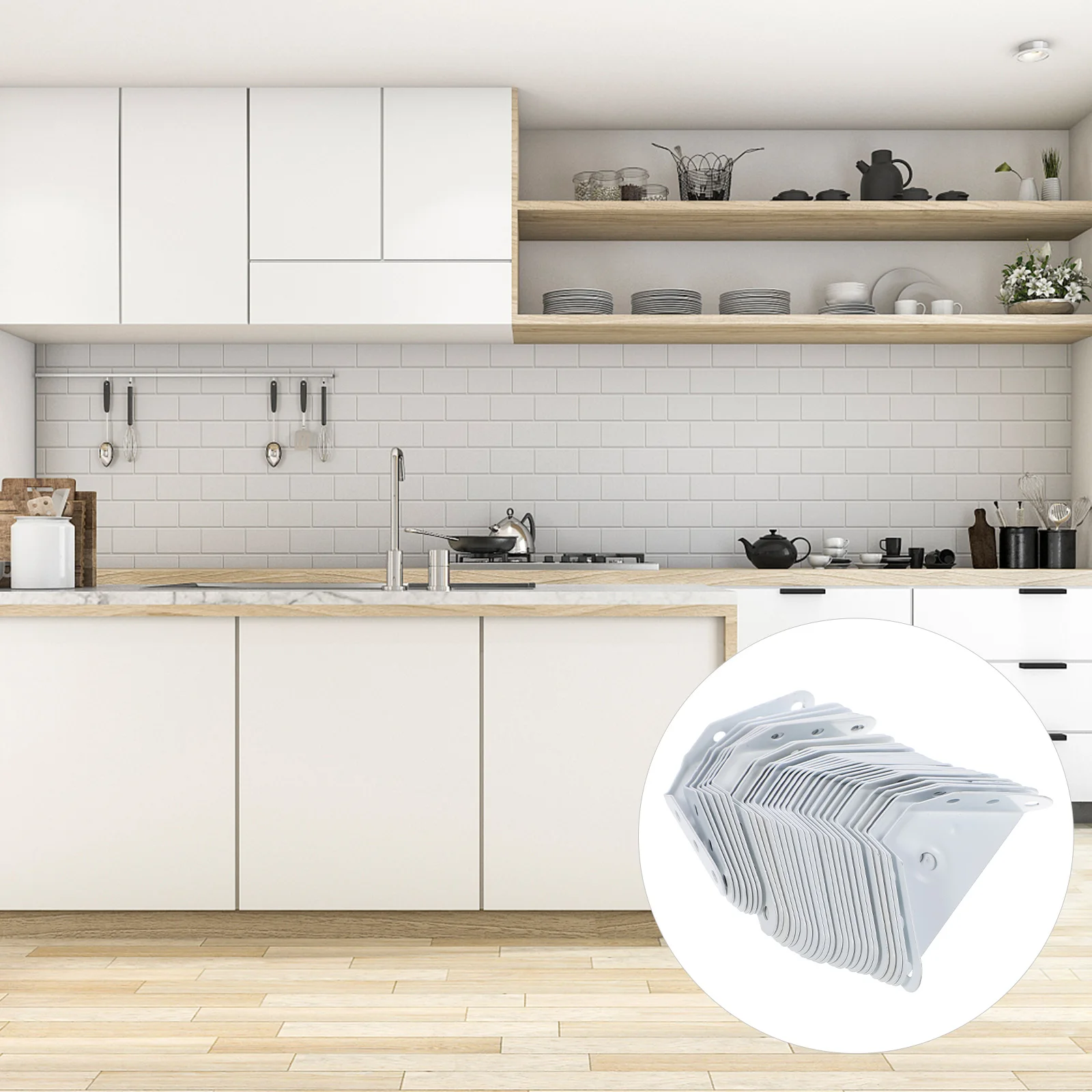 30pcs Stainless Steel Triangle Brackets White Corner Braces for Wood Furniture Reinforcement Shelf Chest Window
30pcs Stainless Steel Triangle Brackets White Corner Braces for Wood Furniture Reinforcement Shelf Chest Window