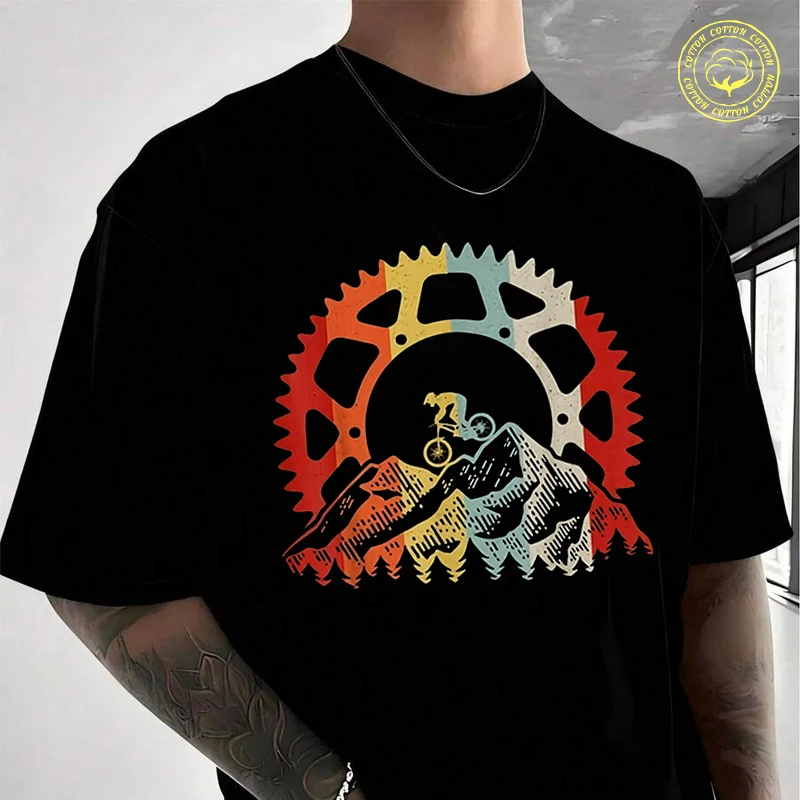 Mountain Biker Gear Graphic Men's Women Summer Cotton T-shirt Moto Short Sleeved Casual Basic TShirt Round Neck Unisex Tops
Mountain Biker Gear Graphic Men's Women Summer Cotton T-shirt Moto Short Sleeved Casual Basic TShirt Round Neck Unisex Tops