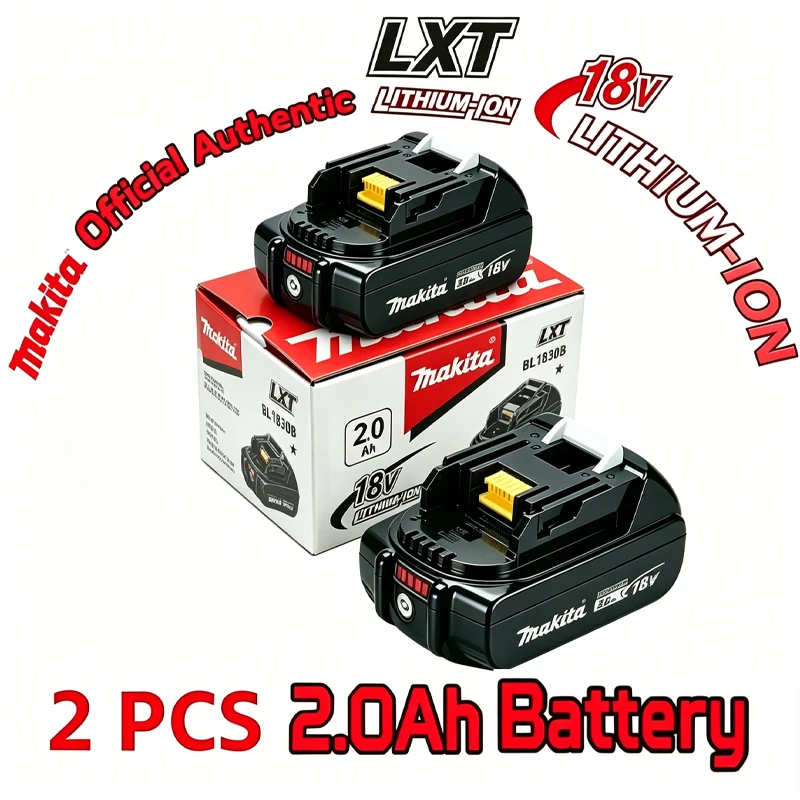 Оригинальный аккумулятор Makita 18V 2.0Ah с зарядным устройством для электроинструментов Makita 18V DDF487 DTW700 GBA404 DUC150Z DHR183Z
Оригинальный аккумулятор Makita 18V 2.0Ah с зарядным устройством для электроинструментов Makita 18V DDF487 DTW700 GBA404 DUC150Z DHR183Z