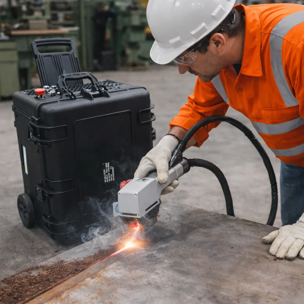 200W 300W Portable Laser Cleaning Machine Pulse Laser Rust Remover for Steel Oil Paint Cleaning Equipment
200W 300W Portable Laser Cleaning Machine Pulse Laser Rust Remover for Steel Oil Paint Cleaning Equipment
