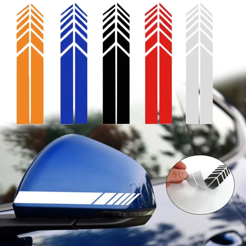 1Pair Car Rearview Mirror Pairs Of Stripes Reflective Stickers Reversing Mirror Waistline Pull Decorative Waterproof Auto Parts
1Pair Car Rearview Mirror Pairs Of Stripes Reflective Stickers Reversing Mirror Waistline Pull Decorative Waterproof Auto Parts