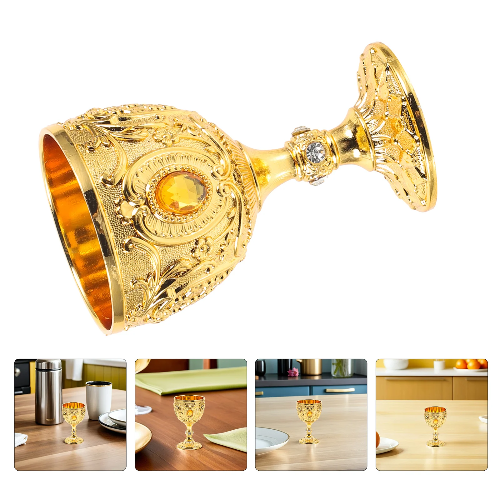 2Pcs European Vintage Chalice Goblet Retro Metal Wine Cup Ornate Engravings Medieval Decor Accessory for Fantasy Renaissance
2Pcs European Vintage Chalice Goblet Retro Metal Wine Cup Ornate Engravings Medieval Decor Accessory for Fantasy Renaissance