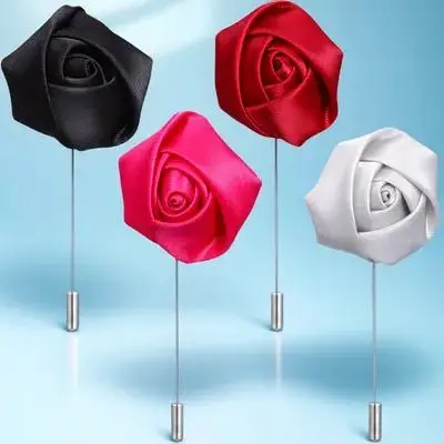 4pcs Rose Lapel Pin For Men Elegant Suit Brooch Alloy Metal Fashion Collar Pin Boutonniere Flower Costume Jewelry Business
4pcs Rose Lapel Pin For Men Elegant Suit Brooch Alloy Metal Fashion Collar Pin Boutonniere Flower Costume Jewelry Business